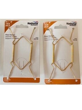 2 x NEW Plate Hangers 5.5” - 8” Plate Wall Accessories